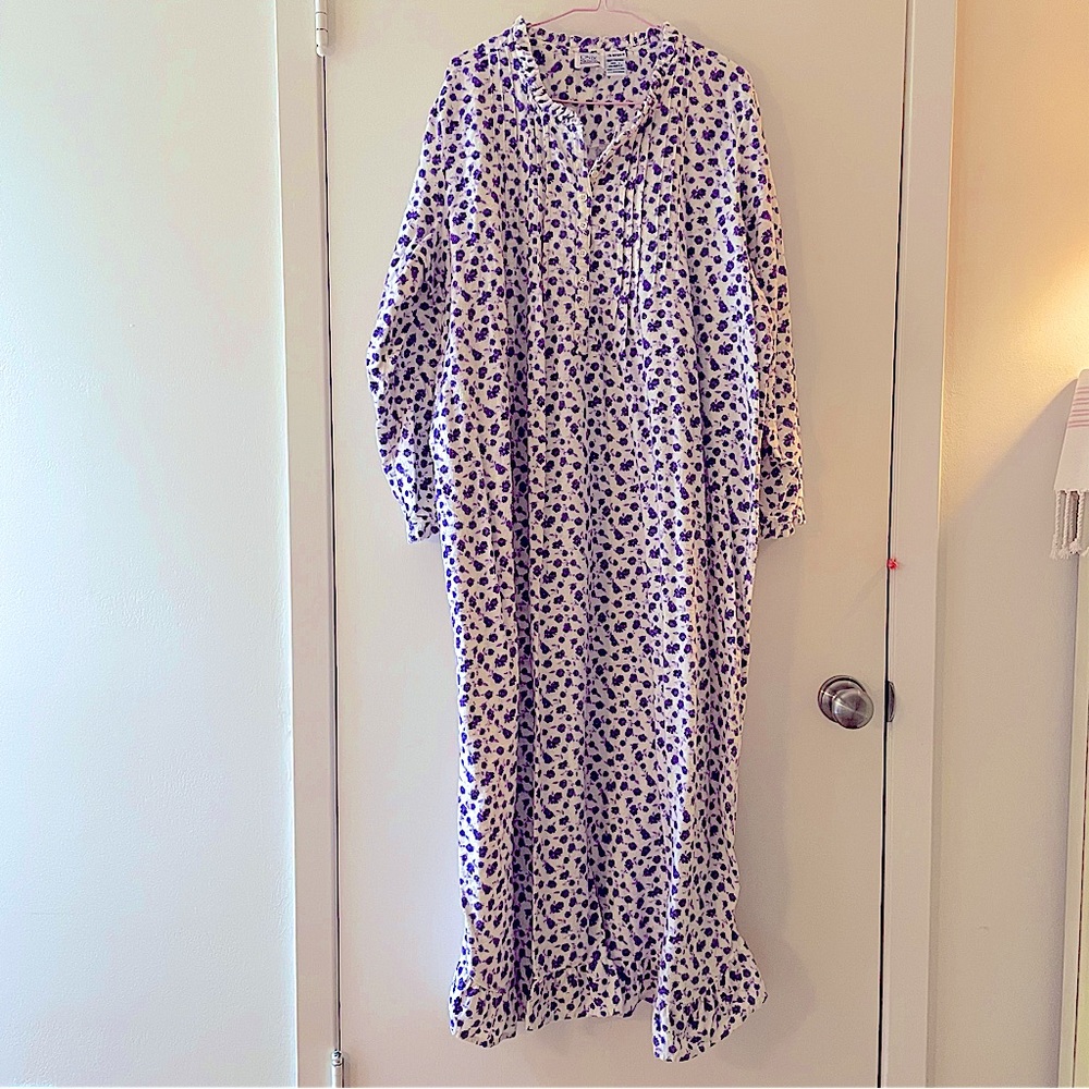 Super Cozy 100% cotton flannel nightgown